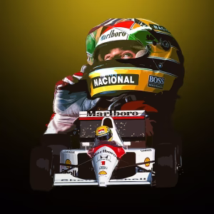 Ayrton Senna F1 - Plakat
