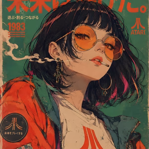 Gamer Anime i Retro Still