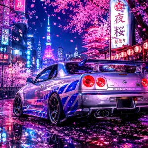 Nissan Skyline R34 - Poster